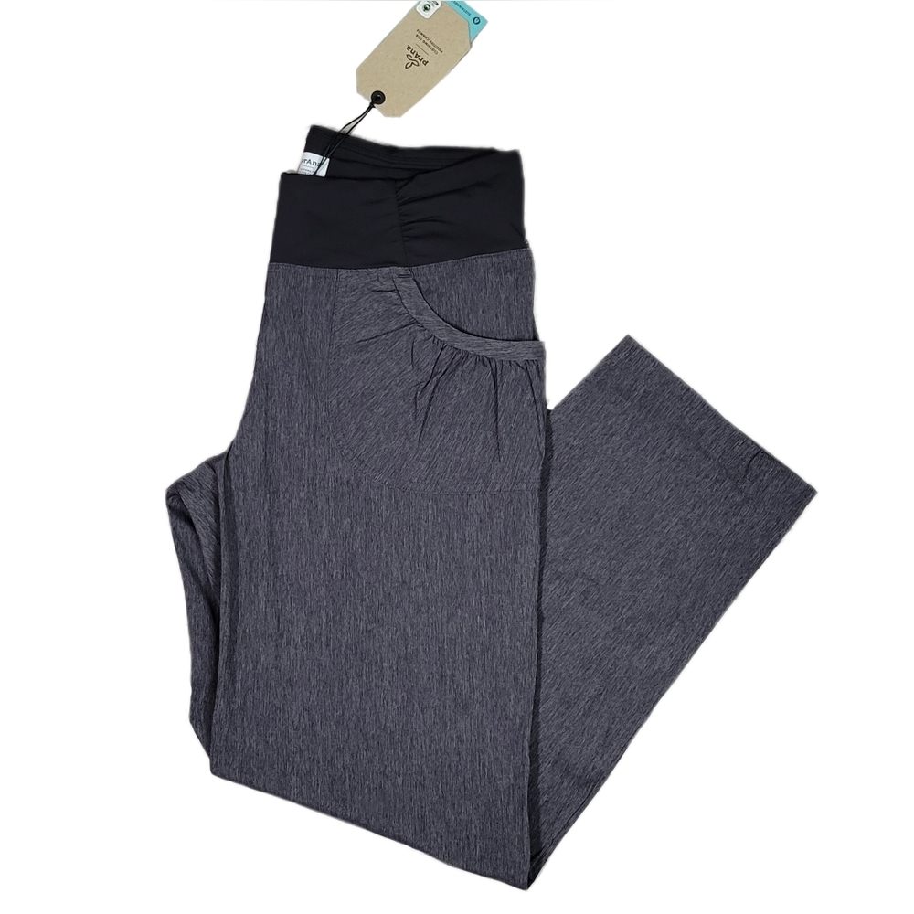 prAna Women's Summit Jogger Pants Charcoal Heather Size Medium Short